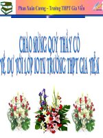 Tiết 31 ôn tập về pt đường thẳng - KHTN