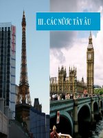 Bài 3: Mĩ, Nhật Bản và các nước Tây Âu sau chiến tranh thế giới thứ II