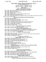 Giáo án Bài 1 Sinh 12 CB