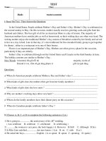 đề kiểm tra tiếng anh 9