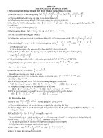 Bài tập phương trình đường thẳng(HAY)