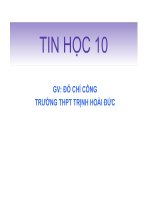 giao an tin lop 10
