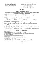 Đề kiểm tra toán 8