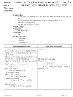 Giáo án Số học 6