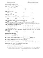 Đề kiểm tra học kì II lớp 11 nâng cao
