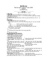 GIAO AN LOP 1 - TUAN 34