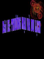 Bài 15: Thương mại và du lịch