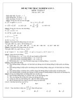 Đề kiểm tra toán 9