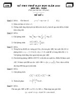 Đề thi thử đại học 2008 - TMT6