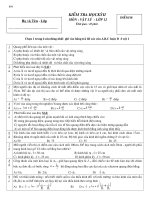 để thi học kì II