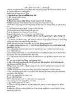 Kiểm tra Vật lý 12 chương VIII