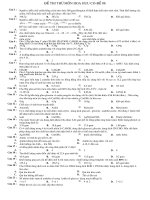 Đề thi thử (hữu cơ)