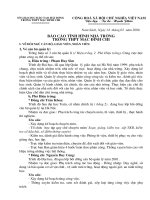 Báo cáo kiểm tra toàn diện trường THPT