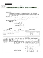 đại số 9 từ tiết 6 đến tiết 10