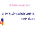 bai 4.Tính lồi lõm và điểm uốn