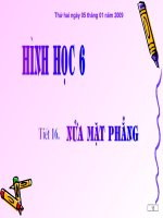 Nửa mặt phẳng