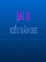 kieu ban ghi
