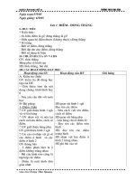 Giáo án Hình học 6