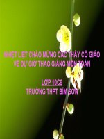 Ôn tập chương IV: Bất đẳng thức. Bất phương trình