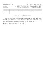 MT 9 (Đề KTra HKI 08-09)