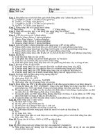 Đề kiểm tra kì II