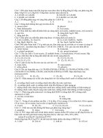 Thi thử TN Hóa Học 01