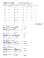 Kiểm tra anh văn 6 học kì II