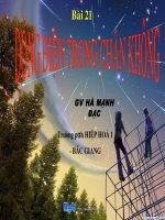 Bài 21: Dòng điện trong chân không