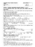 Kiểm tra 1 tiết toán 8