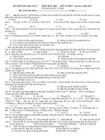 Dề Kiem tra Hóa học 10