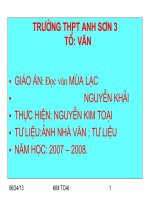 Mùa  lạc - Nguyễn Khải