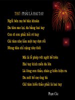 Thơ: Phải là hai tay