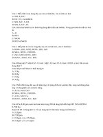 Thi thử ĐH Hóa Học 12