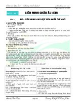 bài 7. EU. hợp tác cùng phát triển