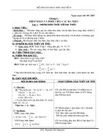 giáo án Đai số 8 trọn bộ
