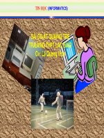 Bài 7, 8: Phần mềm máy tính. Ứng dụng tin học