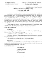 Kế hoạch Đội TNTP 08-09