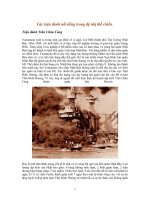 Các trận đánh nổi tiếng trong đệ nhị thế chiến.