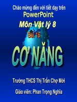 Bài 16: Cơ năng