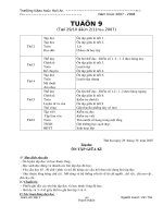 Giáo án lớp 2 Tuần 9