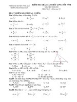 KSCL Toán 8 đầu năm 08-09