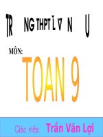 Tiết 21 Hàm Số Bậc Nhất