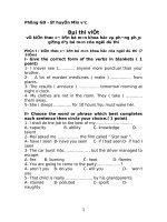 Bai thi viet GV gioi cap huyen mon TA