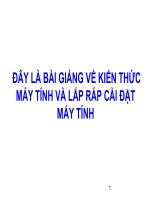 Kiến thức máy tính, lắp ráp và cài đặt