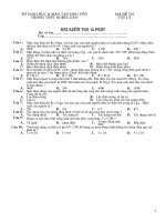 XK: KT 15 phut lop 11 Chuong II (de 4)