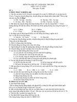 Đề KT HKI (08-09) Ly8,9