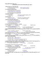 trắc nghiệm - biến dị