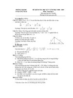 Đề Kiểm tra HK 1