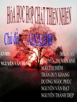 báo cáo hợp chất thiên nhiên 7