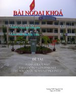 NGOẠI KHÓA 12 (HẠNH PHÚC)